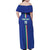 Custom Italy Football Family Matching Off Shoulder Maxi Dress and Hawaiian Shirt Come On Gli Azzurri - Wonder Print Shop