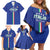Custom Italy Football Family Matching Off Shoulder Short Dress and Hawaiian Shirt Come On Gli Azzurri - Wonder Print Shop