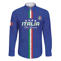 Custom Italy Football Family Matching Puletasi and Hawaiian Shirt Come On Gli Azzurri - Wonder Print Shop