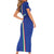 Custom Italy Football Family Matching Short Sleeve Bodycon Dress and Hawaiian Shirt Come On Gli Azzurri - Wonder Print Shop
