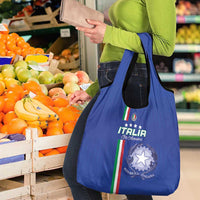 Italy Football Grocery Bag Come On Gli Azzurri - Wonder Print Shop
