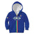 Custom Italy Football Kid Hoodie Come On Gli Azzurri - Wonder Print Shop