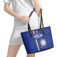 Italy Football Leather Tote Bag Come On Gli Azzurri - Wonder Print Shop
