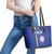 Italy Football Leather Tote Bag Come On Gli Azzurri - Wonder Print Shop