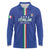 Custom Italy Football Long Sleeve Polo Shirt Come On Gli Azzurri - Wonder Print Shop