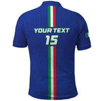 Custom Italy Football Polo Shirt Come On Gli Azzurri - Wonder Print Shop