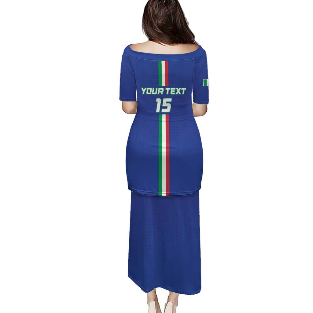 Custom Italy Football Puletasi Come On Gli Azzurri - Wonder Print Shop