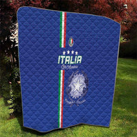 Italy Football Quilt Come On Gli Azzurri - Wonder Print Shop