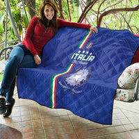 Italy Football Quilt Come On Gli Azzurri - Wonder Print Shop