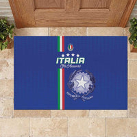Italy Football Rubber Doormat Come On Gli Azzurri - Wonder Print Shop