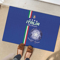 Italy Football Rubber Doormat Come On Gli Azzurri - Wonder Print Shop