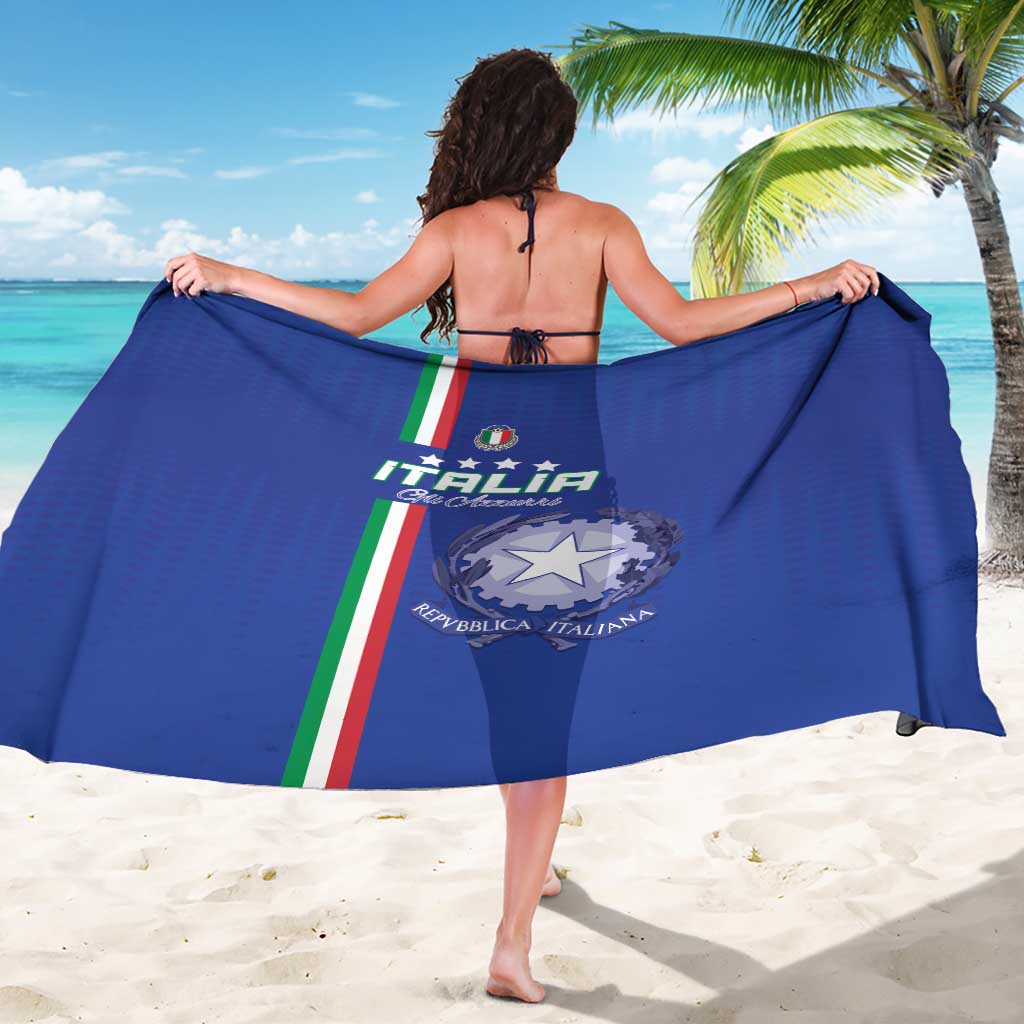 Italy Football Sarong Come On Gli Azzurri - Wonder Print Shop