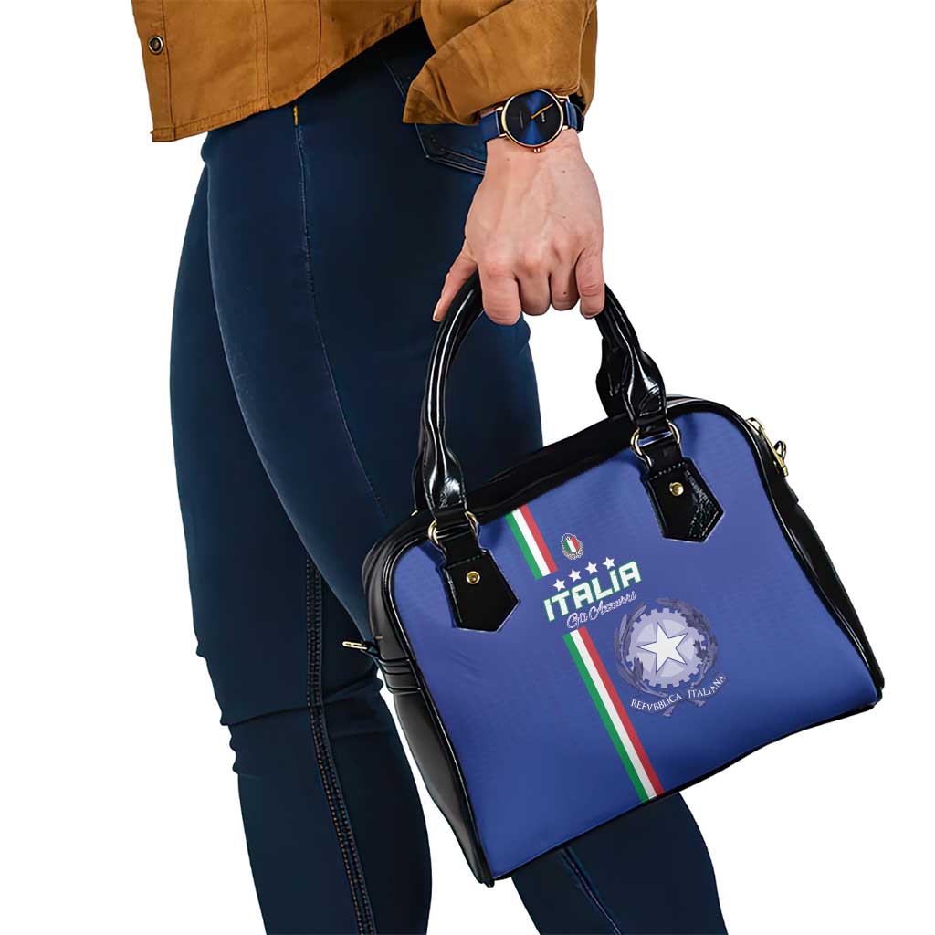 Italy Football Shoulder Handbag Come On Gli Azzurri - Wonder Print Shop