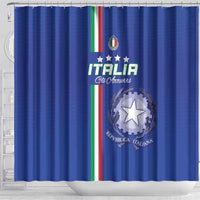 Italy Football Shower Curtain Come On Gli Azzurri - Wonder Print Shop