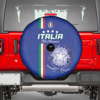 Italy Football Spare Tire Cover Come On Gli Azzurri - Wonder Print Shop