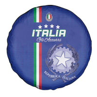 Italy Football Spare Tire Cover Come On Gli Azzurri - Wonder Print Shop