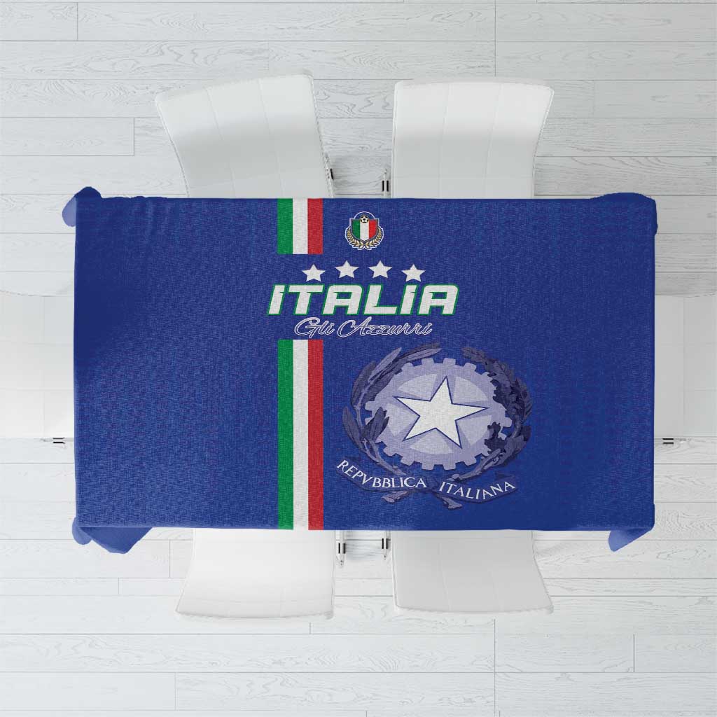 Italy Football Tablecloth Come On Gli Azzurri - Wonder Print Shop