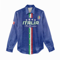Custom Italy Football Women Casual Shirt Come On Gli Azzurri - Wonder Print Shop