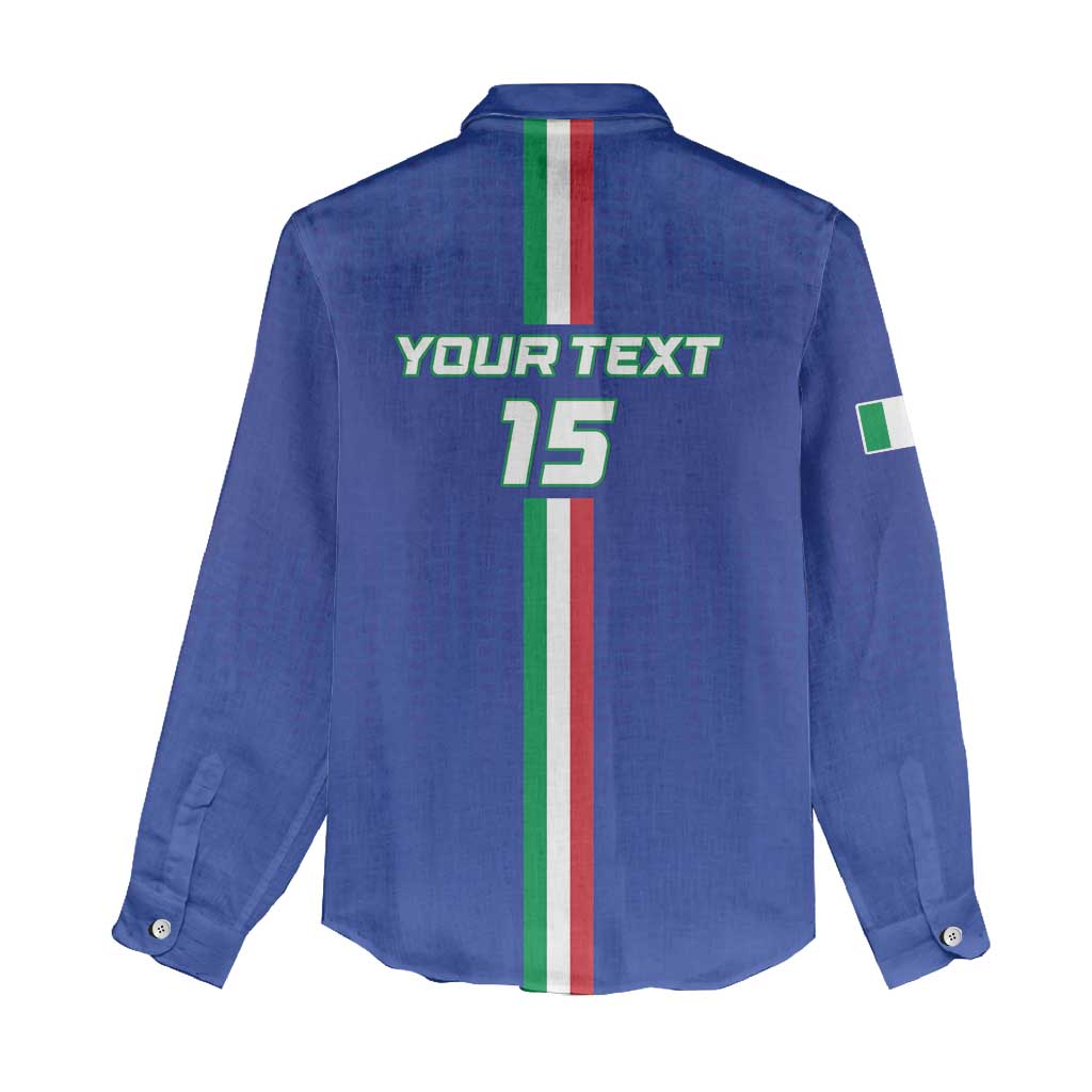 Custom Italy Football Women Casual Shirt Come On Gli Azzurri - Wonder Print Shop