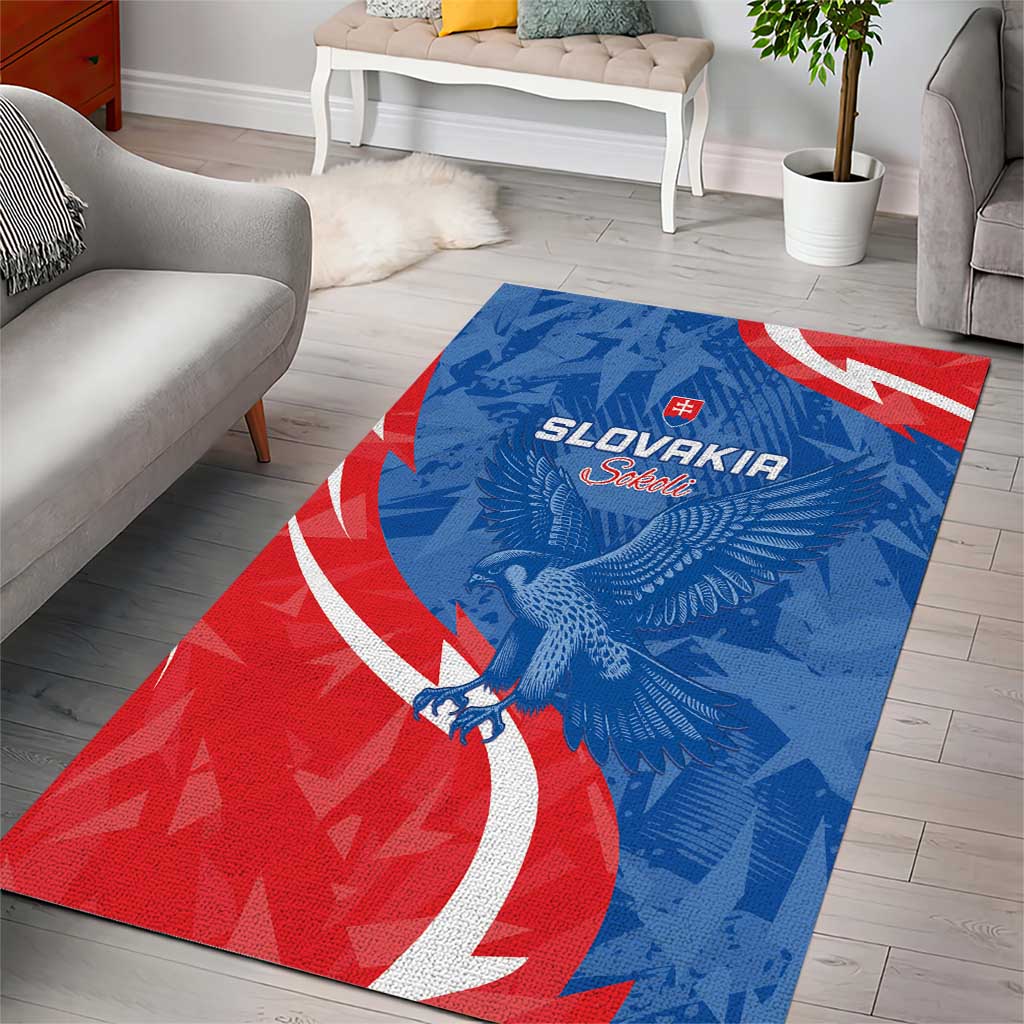 Slovakia Football Area Rug Come On Sokoli - Wonder Print Shop