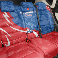 Slovakia Football Back Car Seat Cover Come On Sokoli - Wonder Print Shop