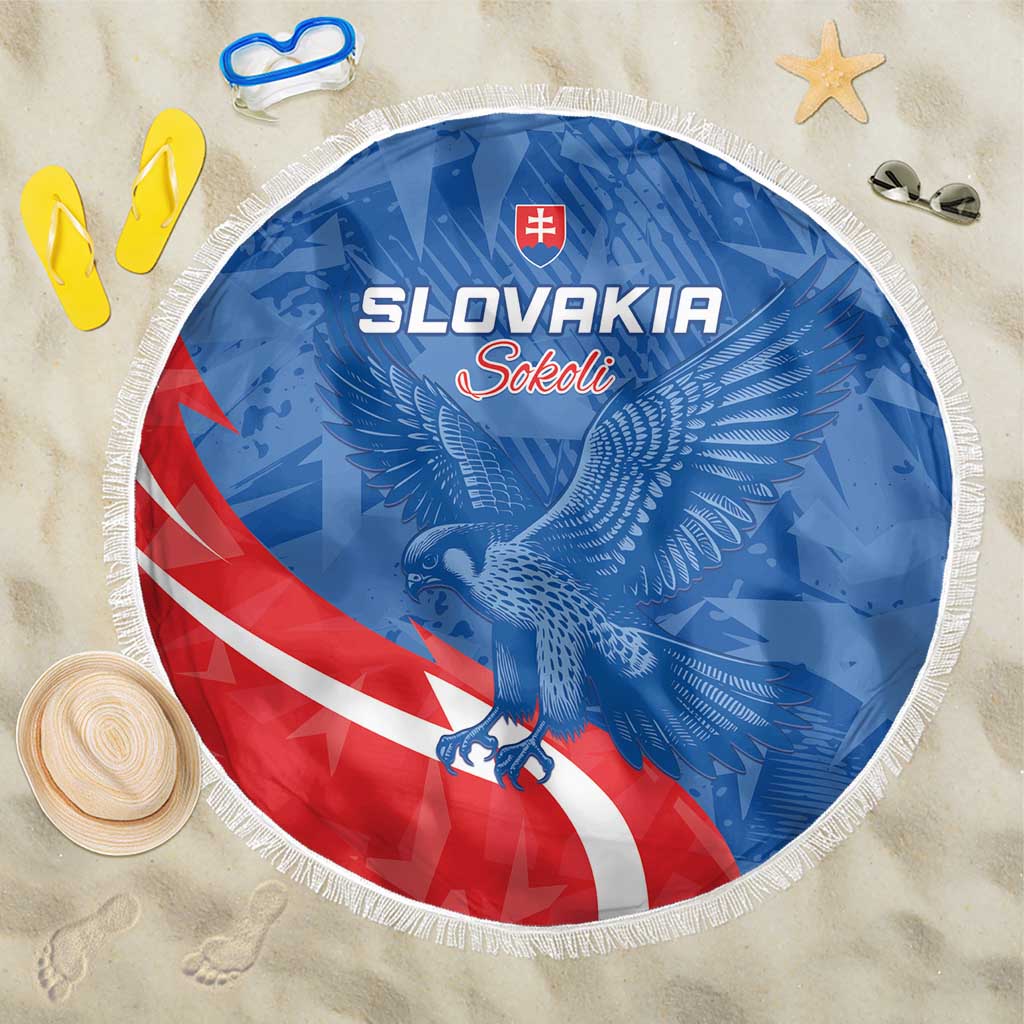 Slovakia Football Beach Blanket Come On Sokoli - Wonder Print Shop