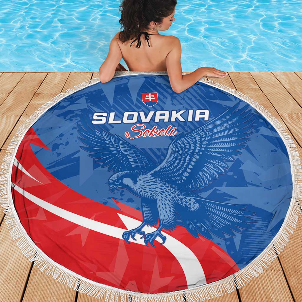 Slovakia Football Beach Blanket Come On Sokoli - Wonder Print Shop