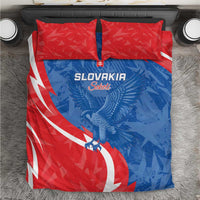 Slovakia Football Bedding Set Come On Sokoli - Wonder Print Shop