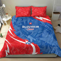 Slovakia Football Bedding Set Come On Sokoli - Wonder Print Shop