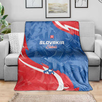 Slovakia Football Blanket Come On Sokoli - Wonder Print Shop