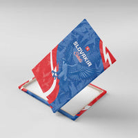 Slovakia Football Canvas Wall Art Come On Sokoli - Wonder Print Shop