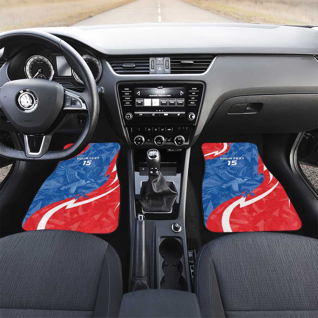 Slovakia Football Car Mats Come On Sokoli - Wonder Print Shop