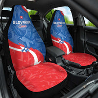 Slovakia Football Car Seat Cover Come On Sokoli - Wonder Print Shop