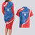 Custom Slovakia Football Couples Matching Long Sleeve Bodycon Dress and Hawaiian Shirt Come On Sokoli - Wonder Print Shop