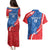 Custom Slovakia Football Couples Matching Puletasi and Hawaiian Shirt Come On Sokoli - Wonder Print Shop