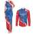 Custom Slovakia Football Couples Matching Tank Maxi Dress and Long Sleeve Button Shirt Come On Sokoli - Wonder Print Shop