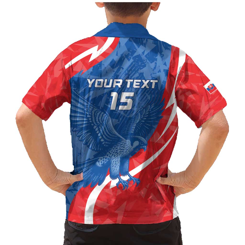 Custom Slovakia Football Family Matching Mermaid Dress and Hawaiian Shirt Come On Sokoli - Wonder Print Shop