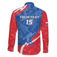 Custom Slovakia Football Family Matching Off The Shoulder Long Sleeve Dress and Hawaiian Shirt Come On Sokoli - Wonder Print Shop