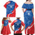 Custom Slovakia Football Family Matching Off Shoulder Maxi Dress and Hawaiian Shirt Come On Sokoli - Wonder Print Shop