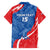 Custom Slovakia Football Family Matching Puletasi and Hawaiian Shirt Come On Sokoli - Wonder Print Shop