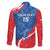 Custom Slovakia Football Family Matching Short Sleeve Bodycon Dress and Hawaiian Shirt Come On Sokoli - Wonder Print Shop