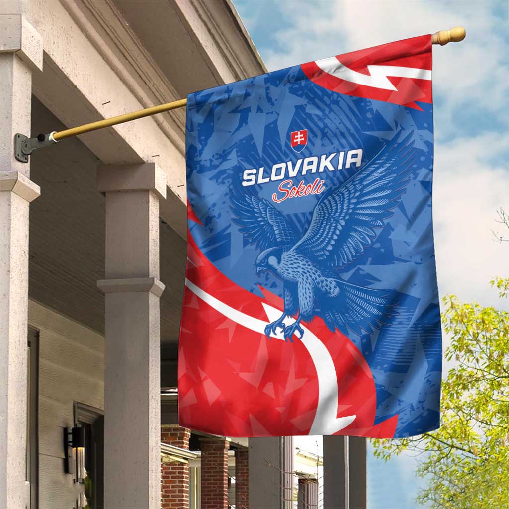 Slovakia Football Garden Flag Come On Sokoli - Wonder Print Shop