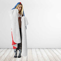 Slovakia Football Hooded Blanket Come On Sokoli - Wonder Print Shop