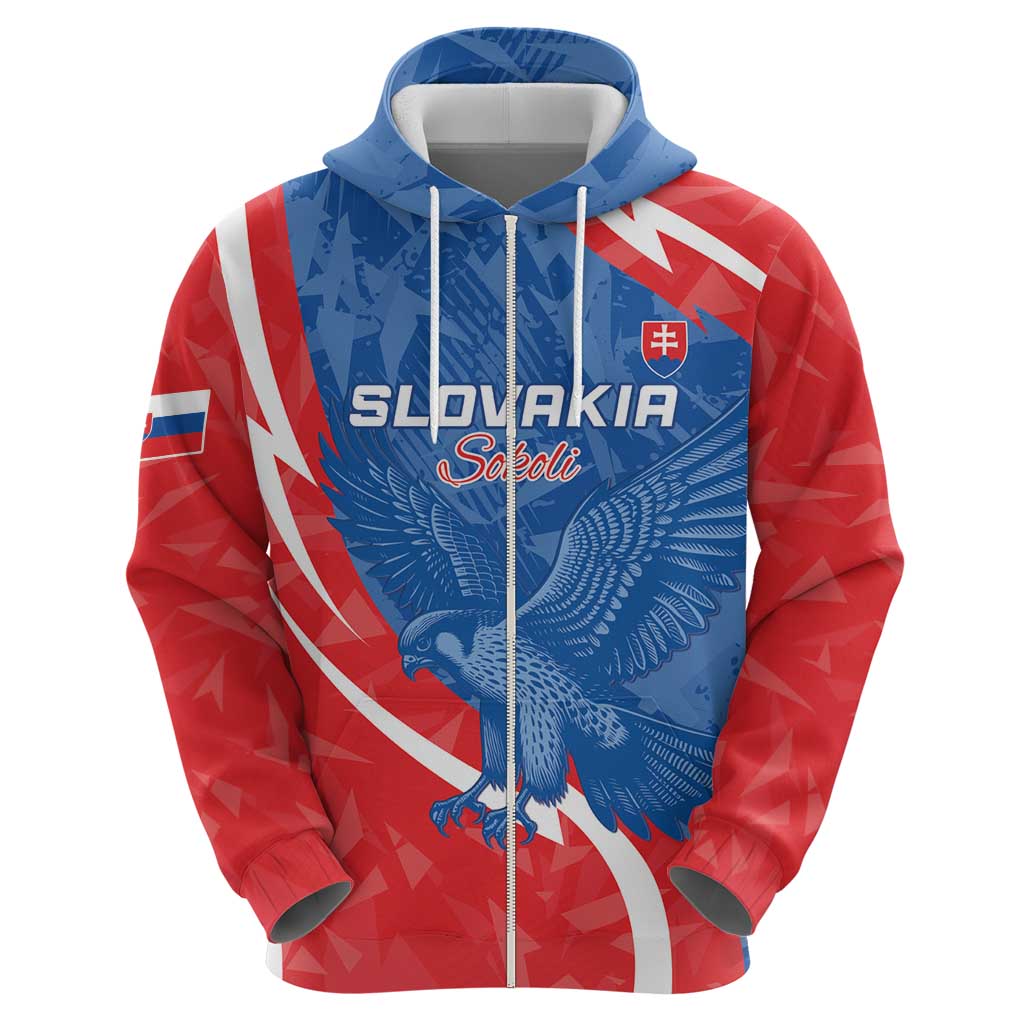 Custom Slovakia Football Hoodie Come On Sokoli - Wonder Print Shop