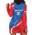 Custom Slovakia Football Hoodie Dress Come On Sokoli - Wonder Print Shop