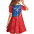 Custom Slovakia Football Kid Short Sleeve Dress Come On Sokoli - Wonder Print Shop