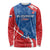 Custom Slovakia Football Long Sleeve Shirt Come On Sokoli - Wonder Print Shop