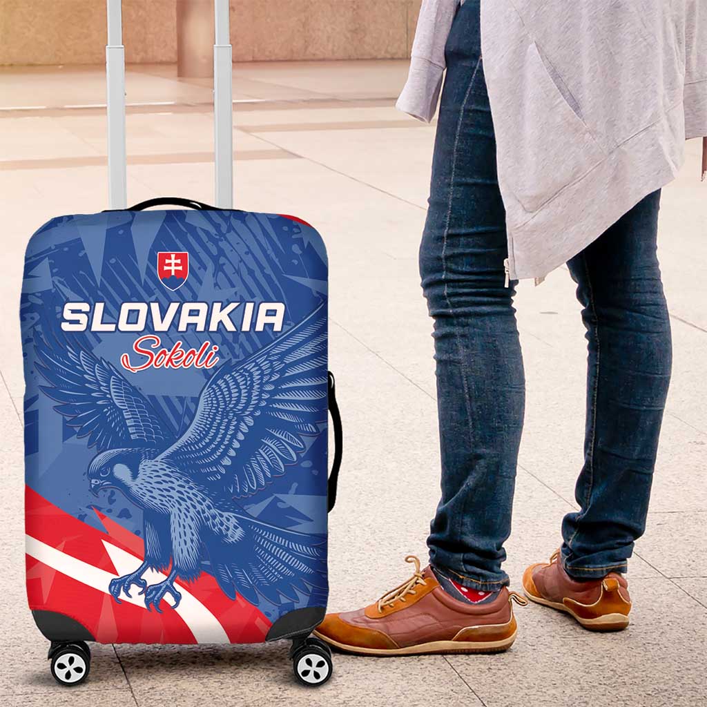 Slovakia Football Luggage Cover Come On Sokoli - Wonder Print Shop