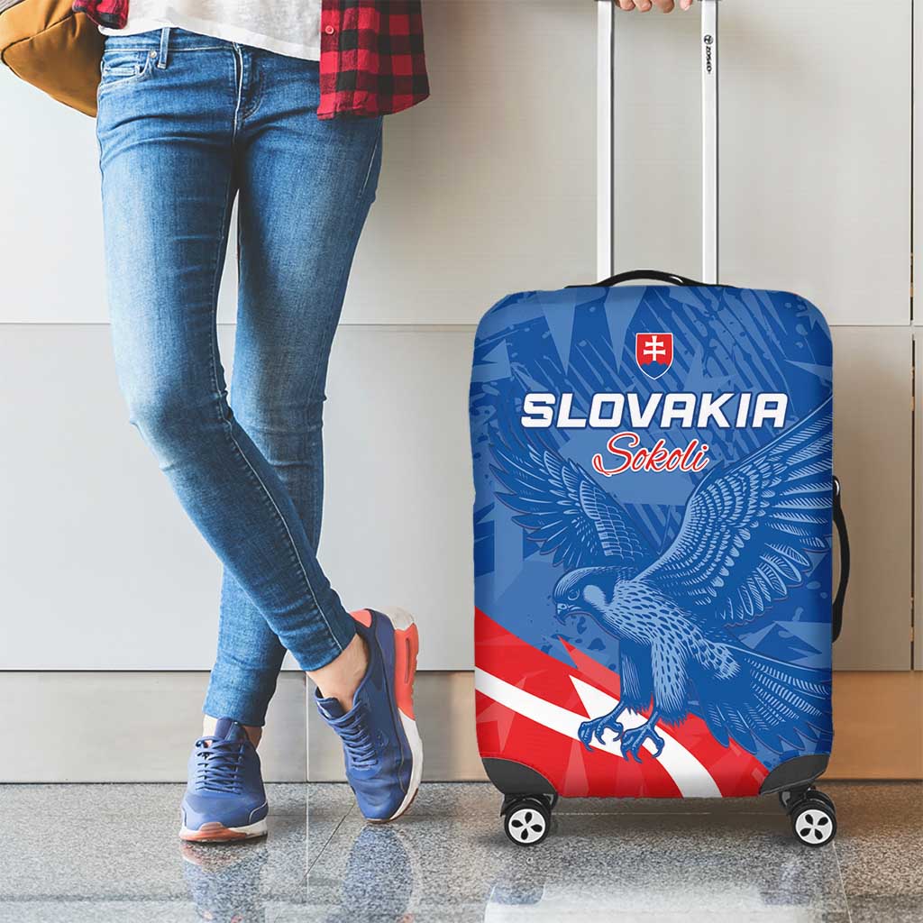 Slovakia Football Luggage Cover Come On Sokoli - Wonder Print Shop
