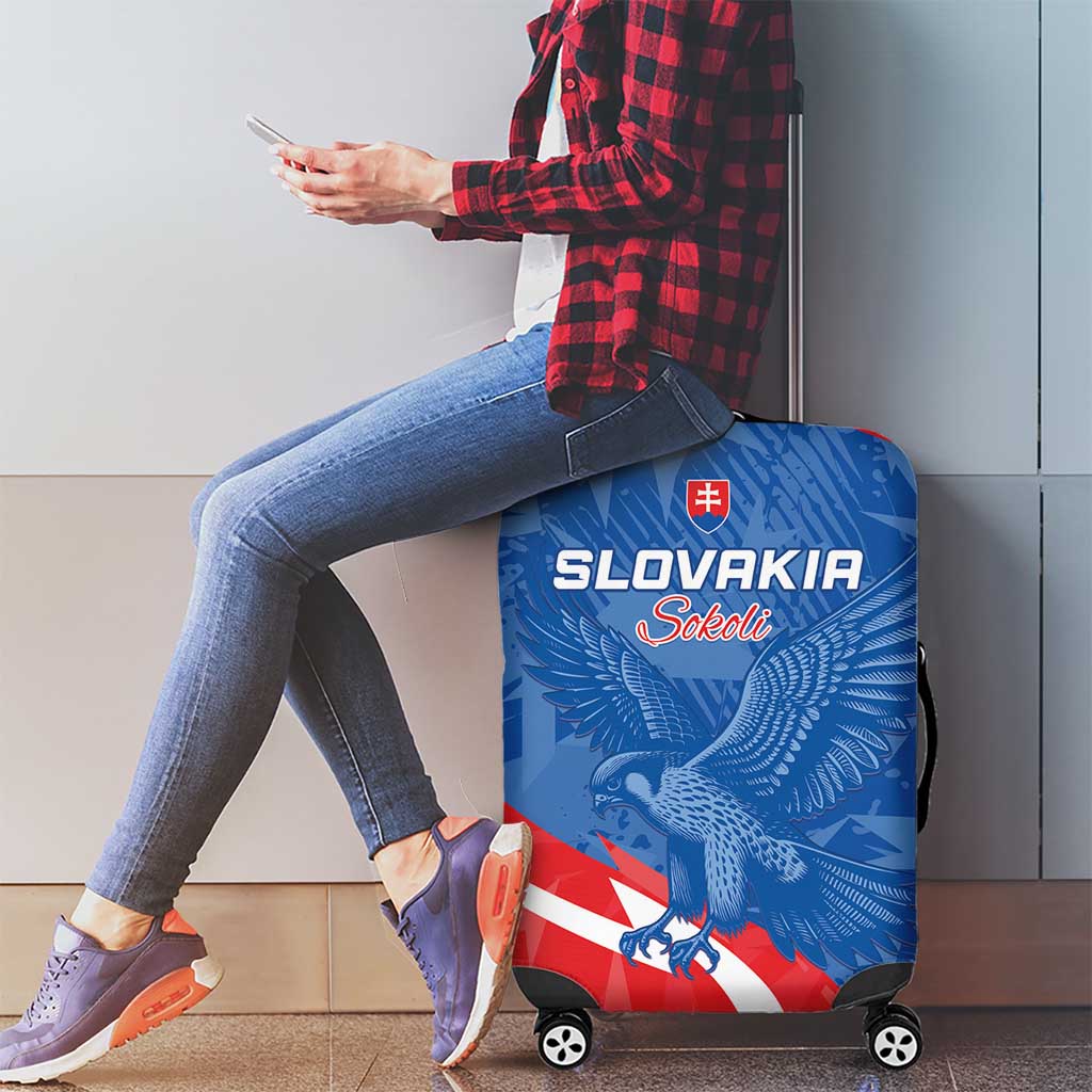 Slovakia Football Luggage Cover Come On Sokoli - Wonder Print Shop